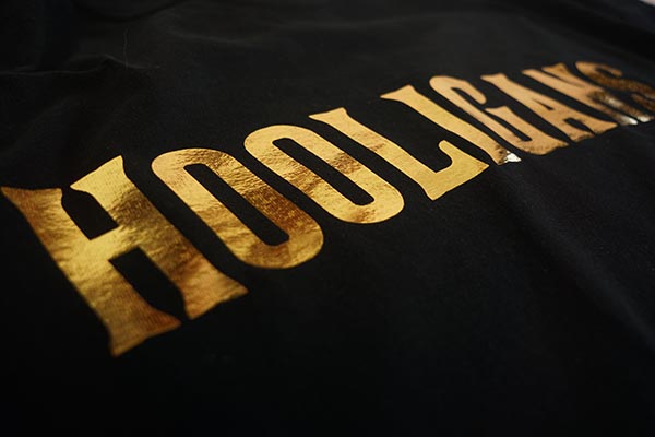 gold foil print example