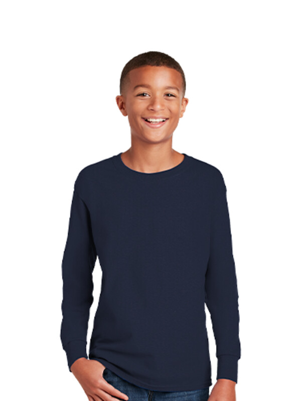 Gildan Youth Heavy Cotton Long Sleeve T Shirt Thumbnail