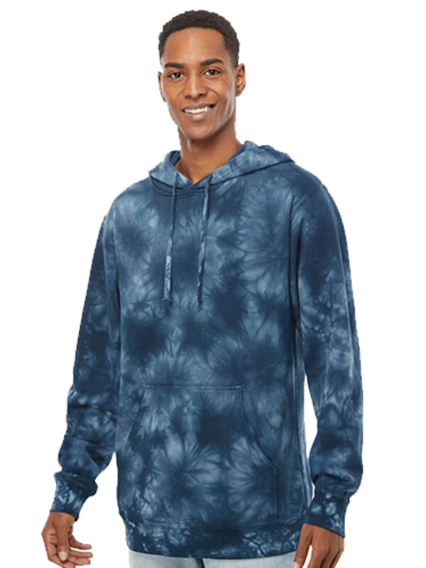 Independent Trading Co Unisex Tie-Dyed Hooded Sweatshirt Thumbnail