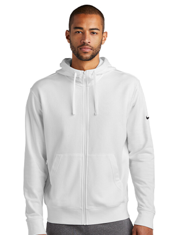 Nike Club Fleece Sleeve Swoosh Full Zip Hoodie Thumbnail