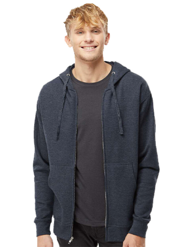 Independent Trading Co Midweight Full-Zip Hooded Sweatshirt Thumbnail