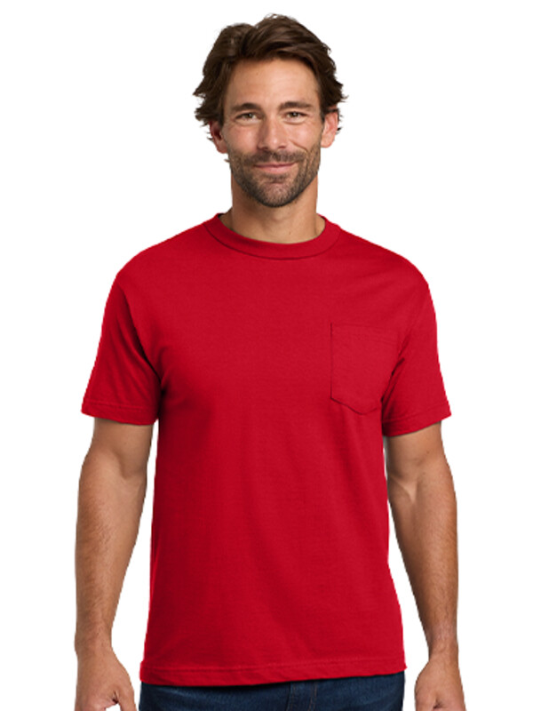 Beefy T 100% Cotton T Shirt with Pocket Thumbnail